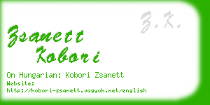 zsanett kobori business card